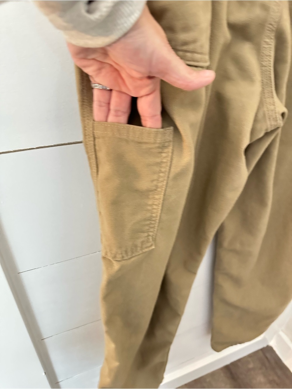 Carhartt Fire Resistant tan workwear utility straight leg pant 39X29 - Picture 11 of 14